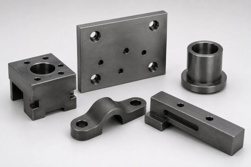 A2 tool steel CNC machined tooling and fixture components