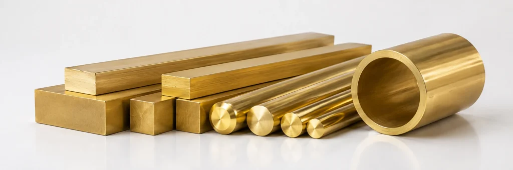Brass bars rods and tubes for CNC machining