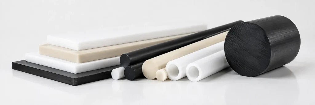 Engineering plastic sheets and rods for CNC machining