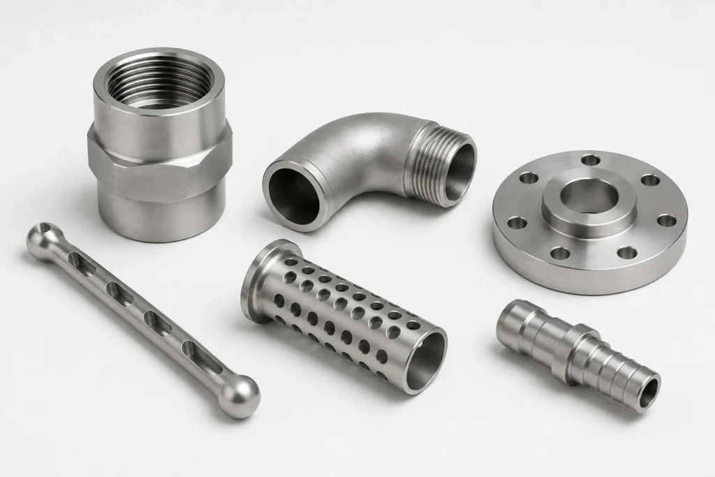 Grade 2 titanium CNC machined parts for corrosion-resistant and precision industrial applications