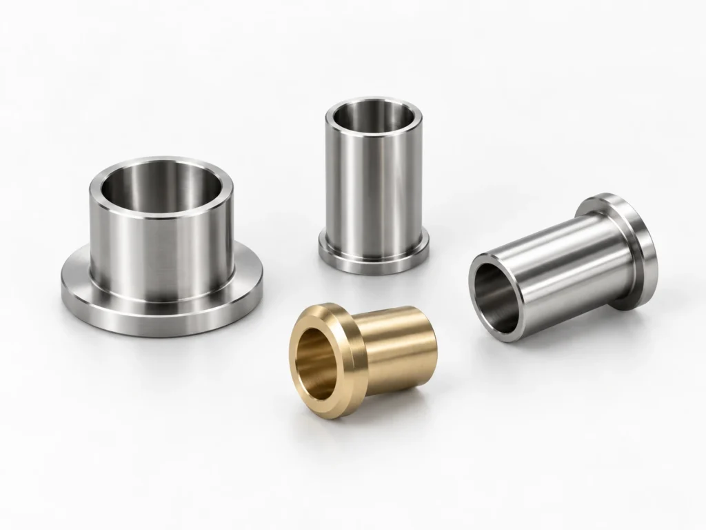 Swiss-machined precision bushings and sleeves
