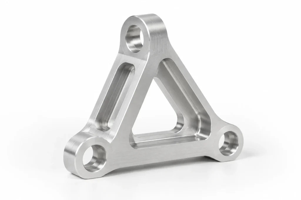 7075 aluminum CNC machined high-strength structural bracket