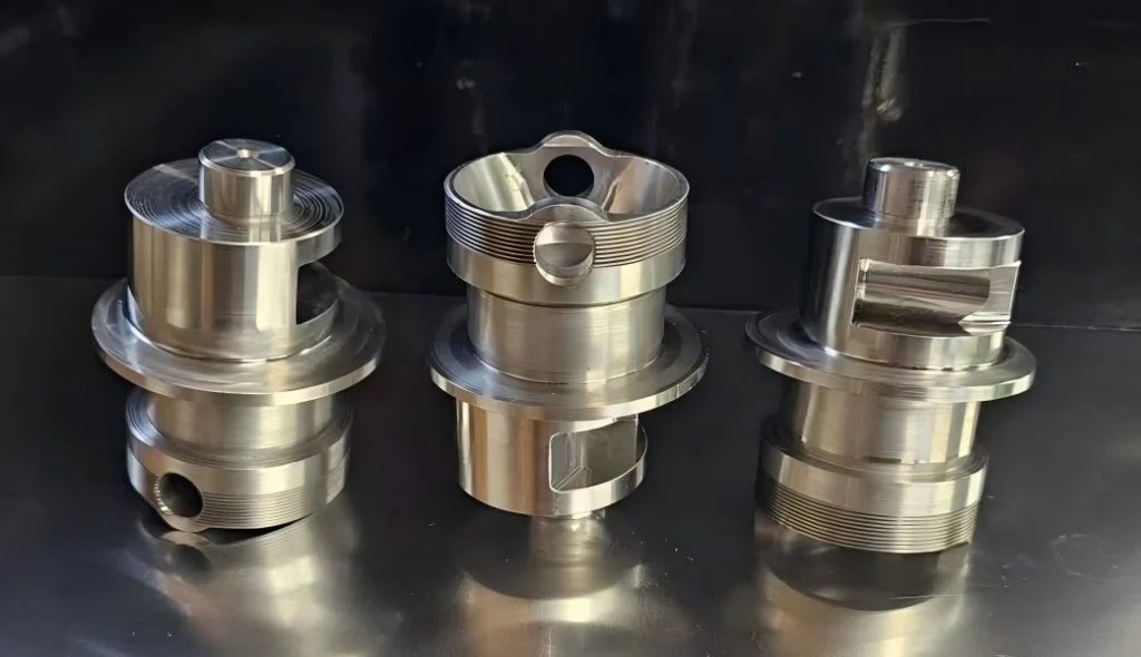 Precision CNC machining of stainless steel turned components
