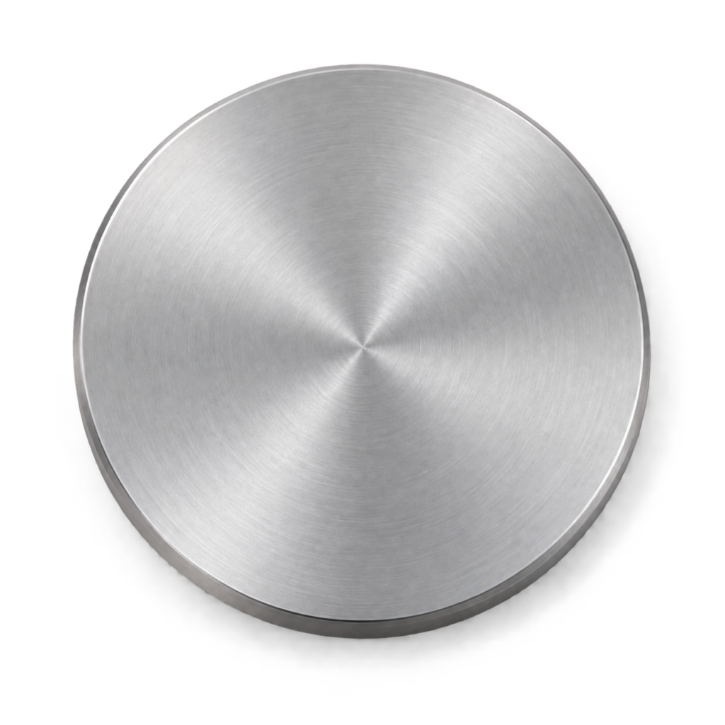 Anodized metal surface finish sample