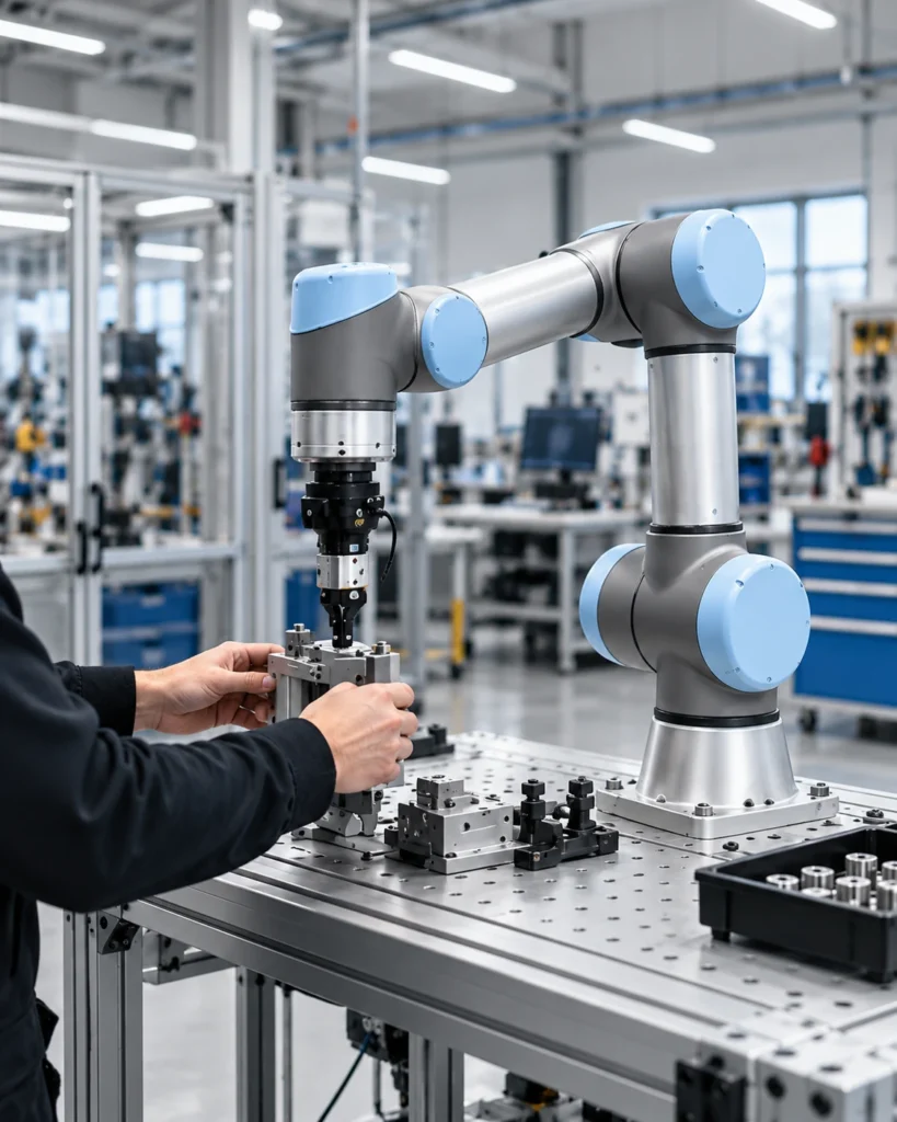 Collaborative robot used for precision manufacturing and assembly