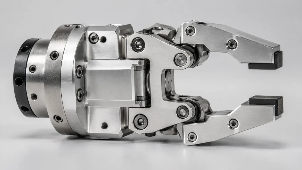 Precision machined robotic end effector and gripper components