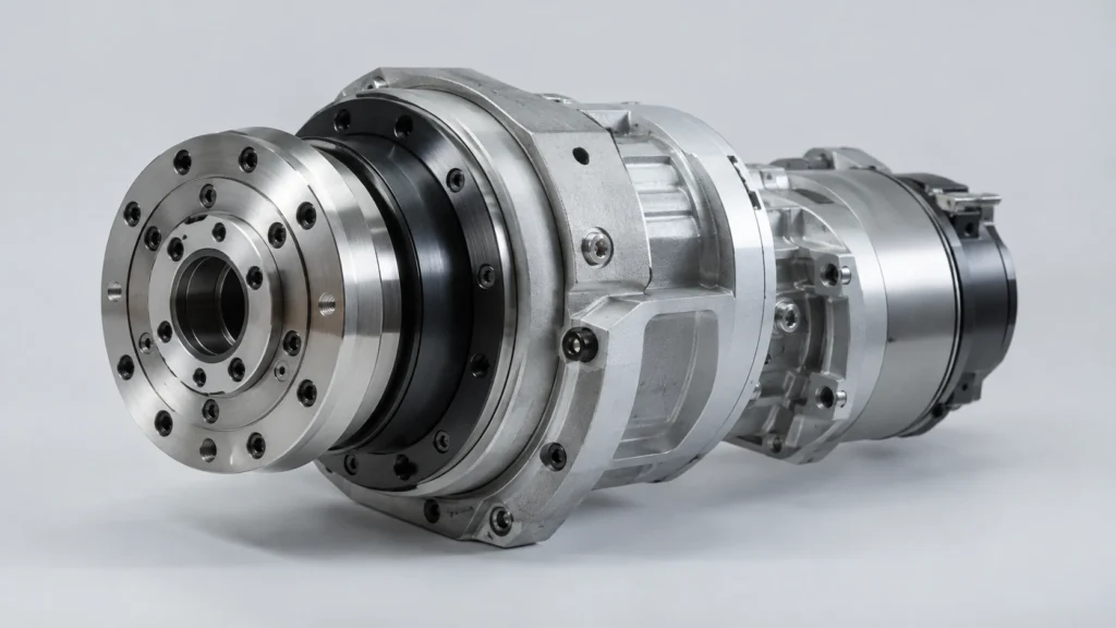 CNC machined robot joint assembly for robotic motion systems