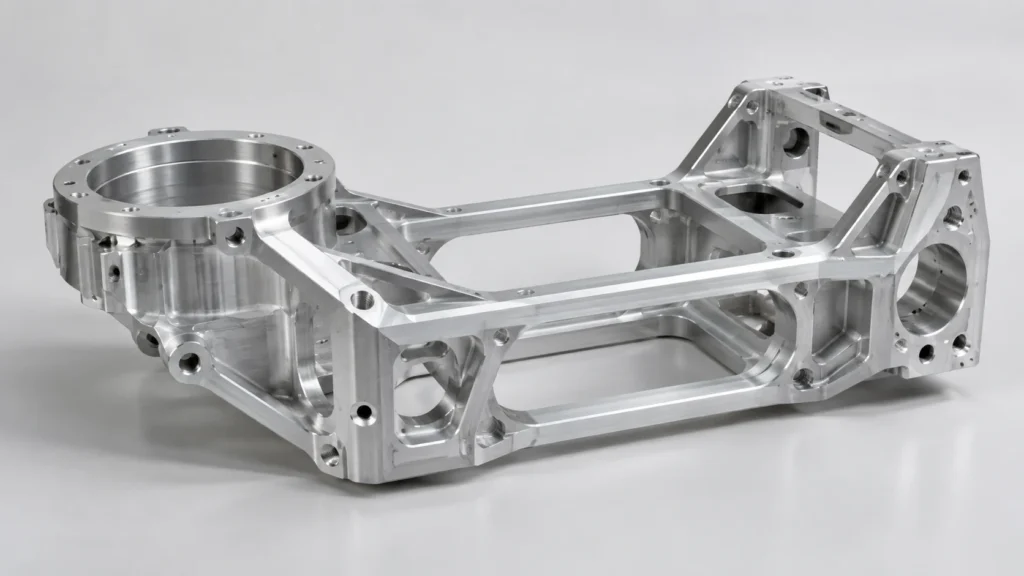 Precision machined structural component for robotic equipment