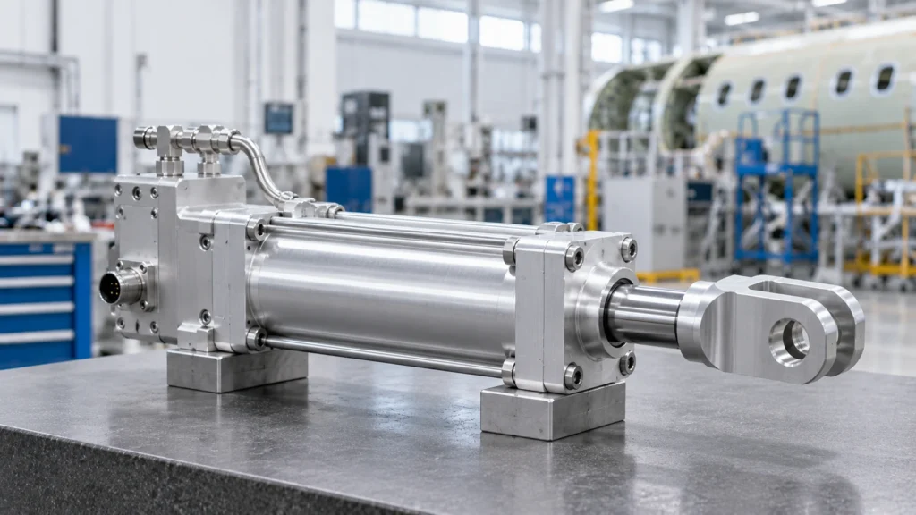 Precision machined components for aerospace actuation and control systems