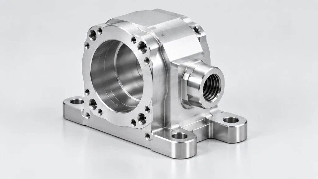 CNC machined sensor and instrument housing for aerospace equipment