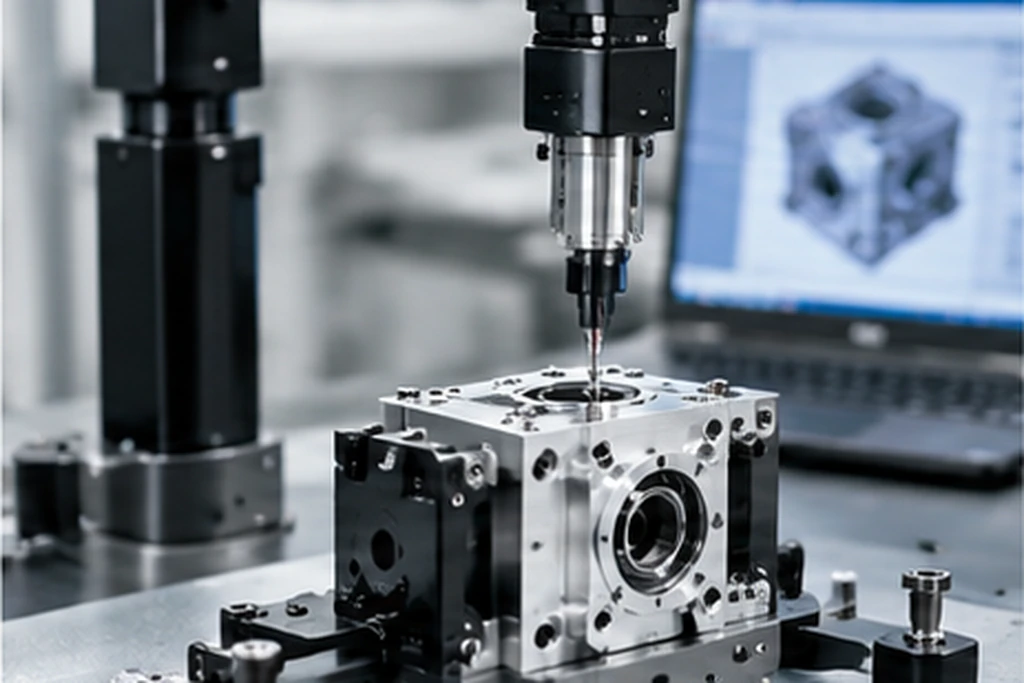 Final verification of a CNC machined mechanical assembly