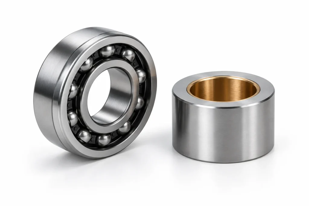 Bearings and bushings used in mechanical assemblies