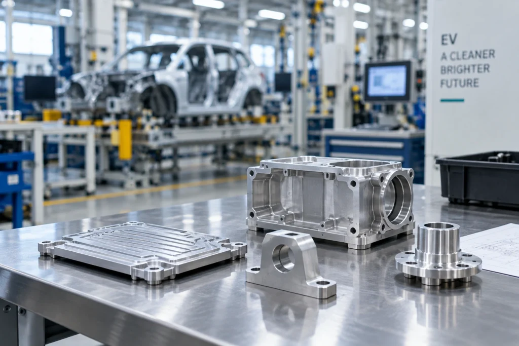 Automotive CNC machining for EV components