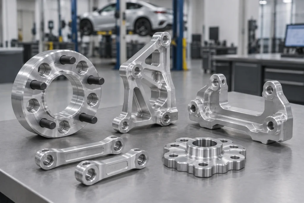 Precision CNC machined prototype and test components for automotive development