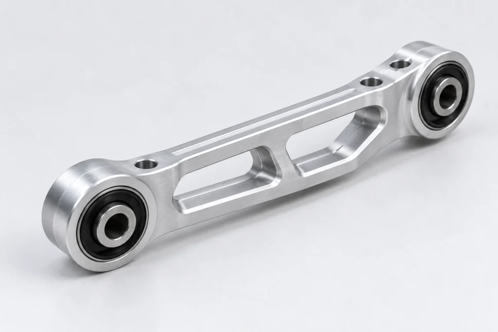 Precision CNC machined suspension and steering component