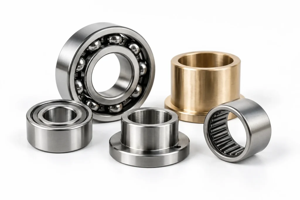 Precision machined bearing and bushing components