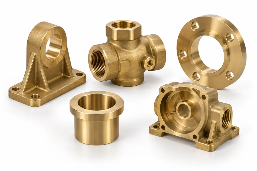 C377 brass machined valve components, fittings, bushings and industrial precision parts
