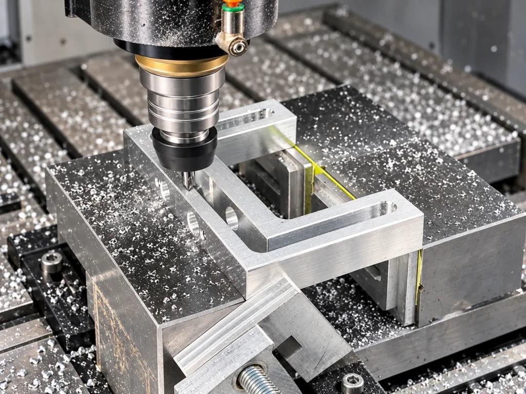 3-axis CNC milling an aluminum bracket