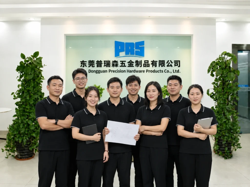 Dongguan Precision Hardware Products CNC machining team
