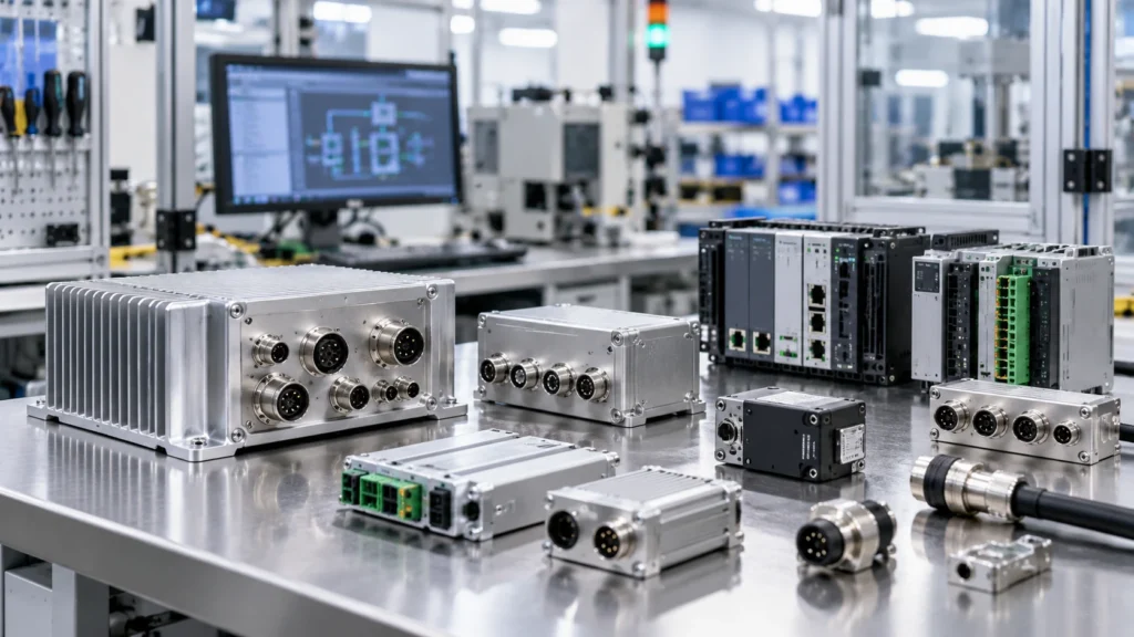 Precision CNC components for electronic control systems