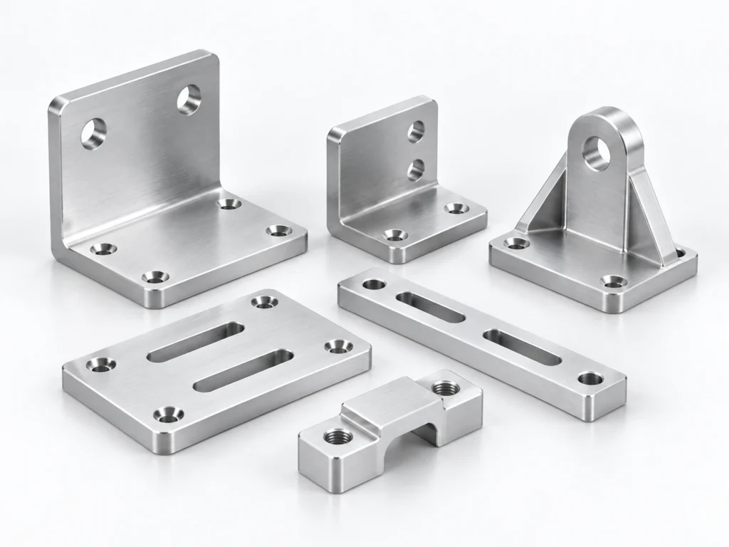 Precision CNC machined brackets and mounting parts for electronics