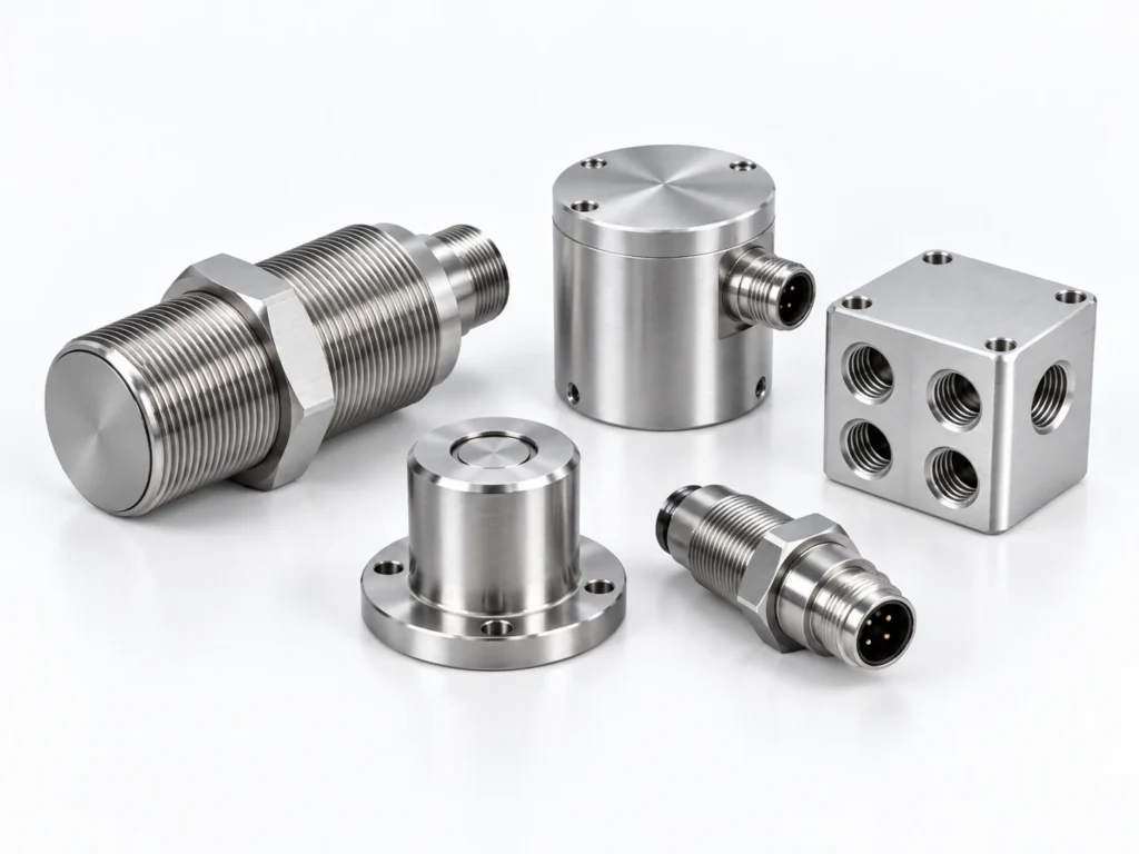 Precision CNC machined sensor and transducer housings