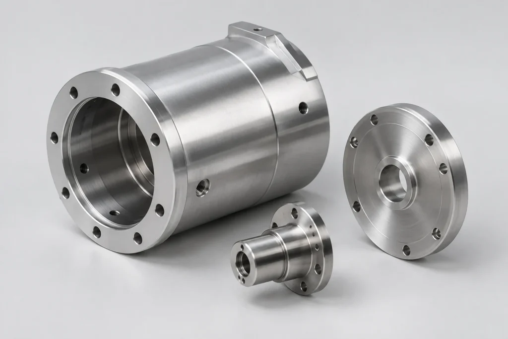 Precision CNC machined motor and actuator housings for industrial automation