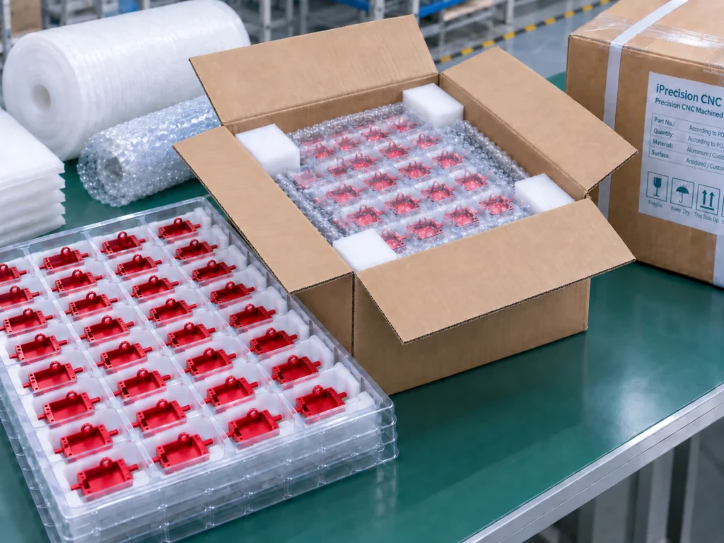 Low-volume CNC machining parts prepared for batch production