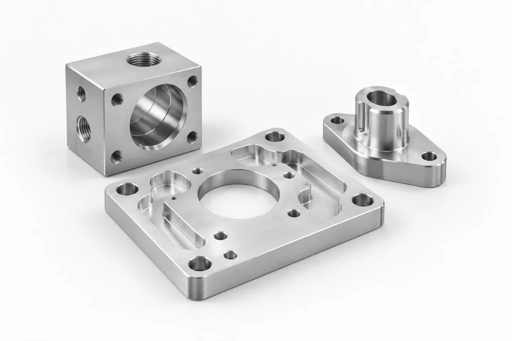 Custom aluminum CNC machined parts for low-volume production
