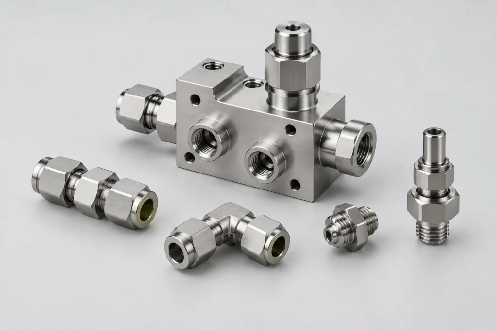 Precision CNC parts for laboratory and analytical equipment