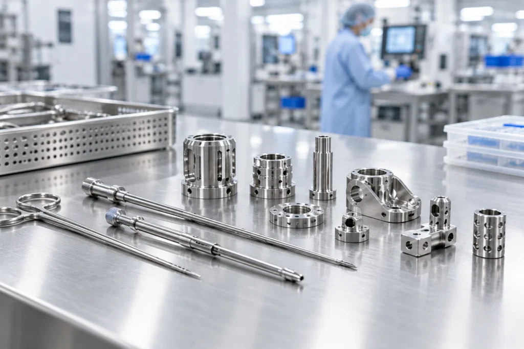 Precision machined components for surgical instruments