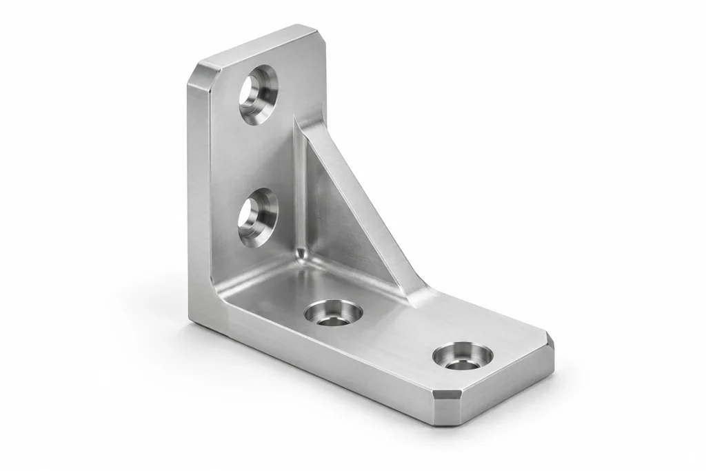 Precision CNC machined brackets for small batch production