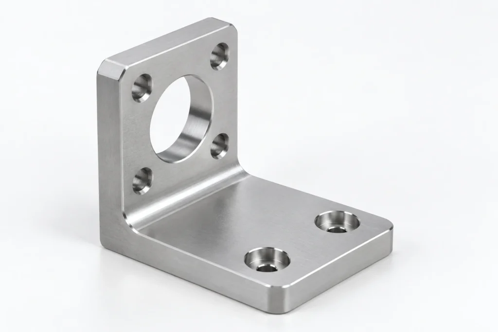Precision CNC machined brackets for prototype assembly testing