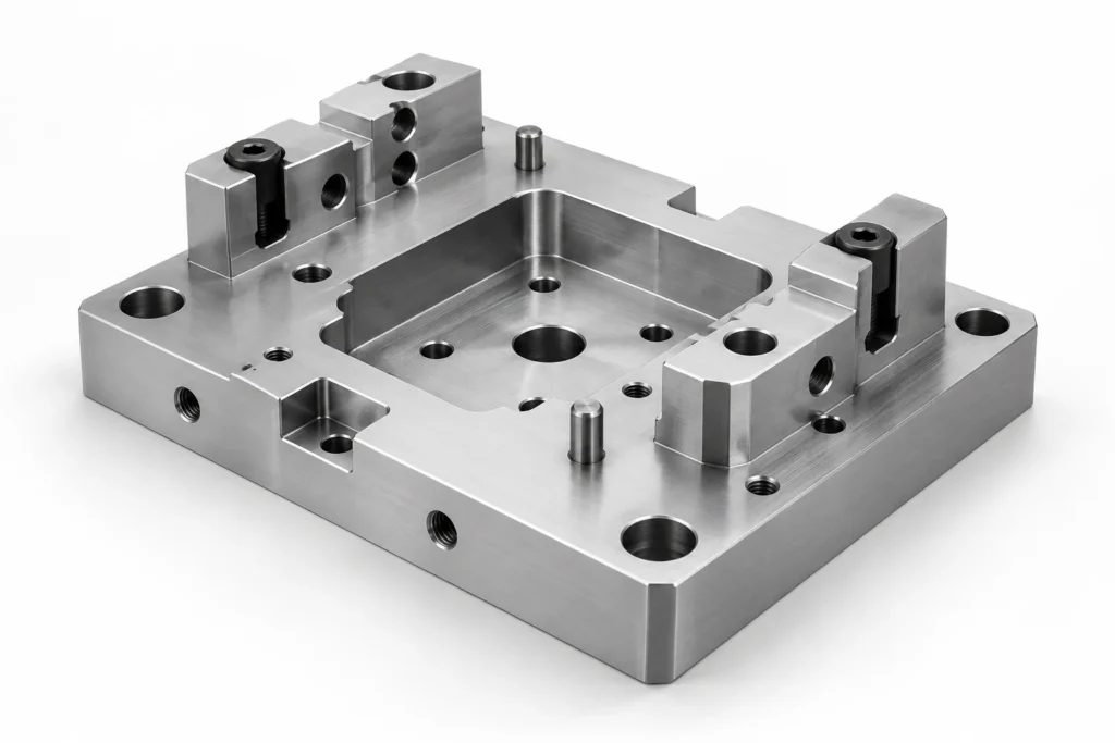 Custom CNC machined fixture components for small batch production