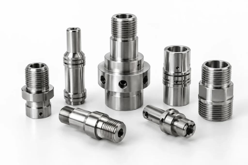 Precision CNC turned prototype parts for functional testing