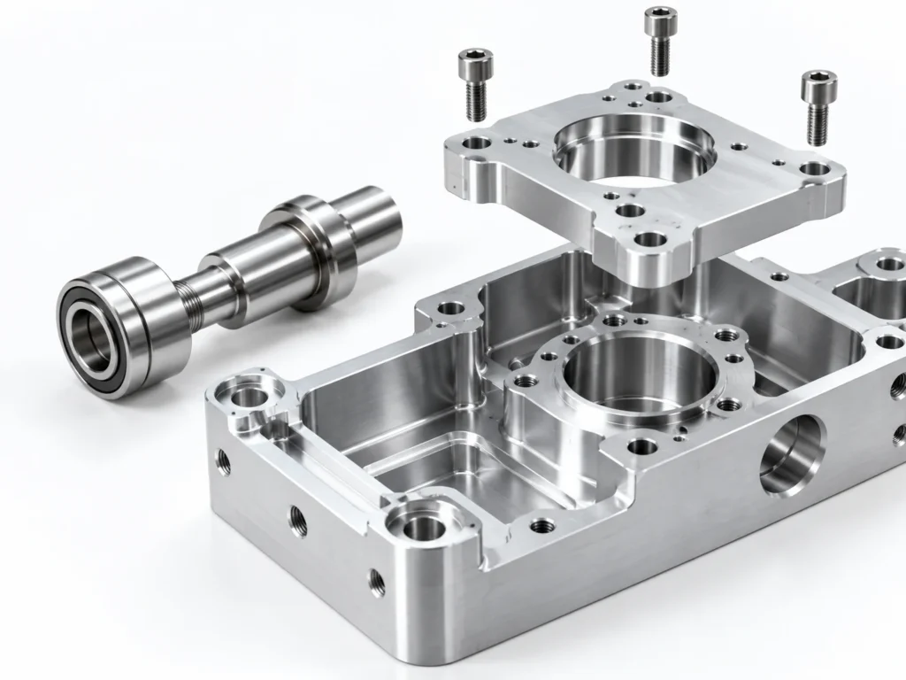 CNC machined prototype components for assembly testing