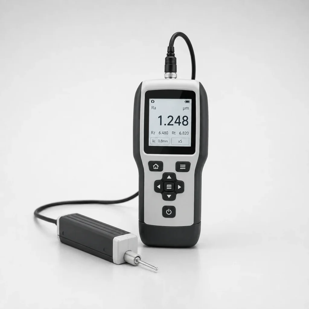 Surface roughness tester for CNC machined parts