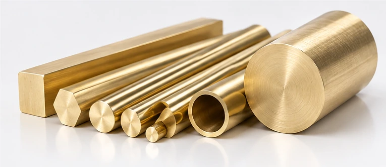 Brass bar stock for Swiss CNC machining