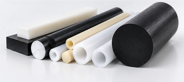 Engineering plastic bar stock for Swiss CNC machining