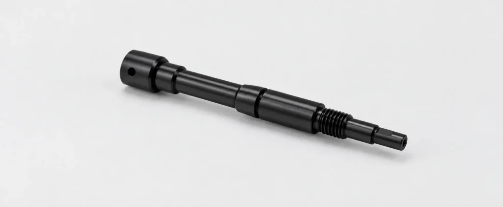 PVD or DLC coated Swiss-machined precision shaft