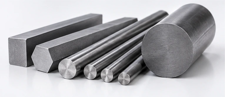 Steel bar stock for Swiss CNC machining