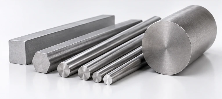 Titanium bar stock for Swiss CNC machining